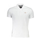 White Cotton Men Polo Shirt