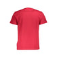 Red Cotton Men T-Shirt