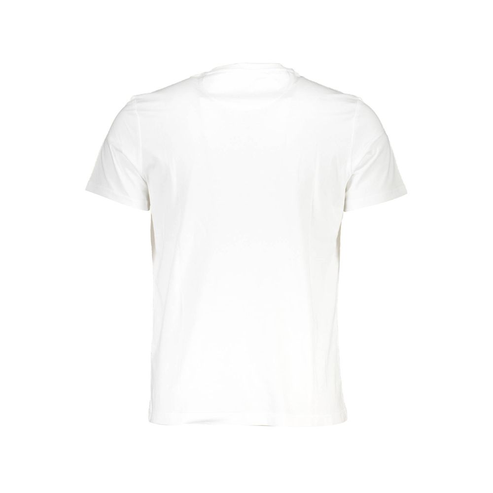 White Cotton Men T-Shirt