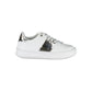 White Polyethylene Women Sneaker