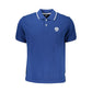 Blue Cotton Polo Shirt