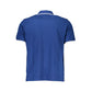 Blue Cotton Polo Shirt