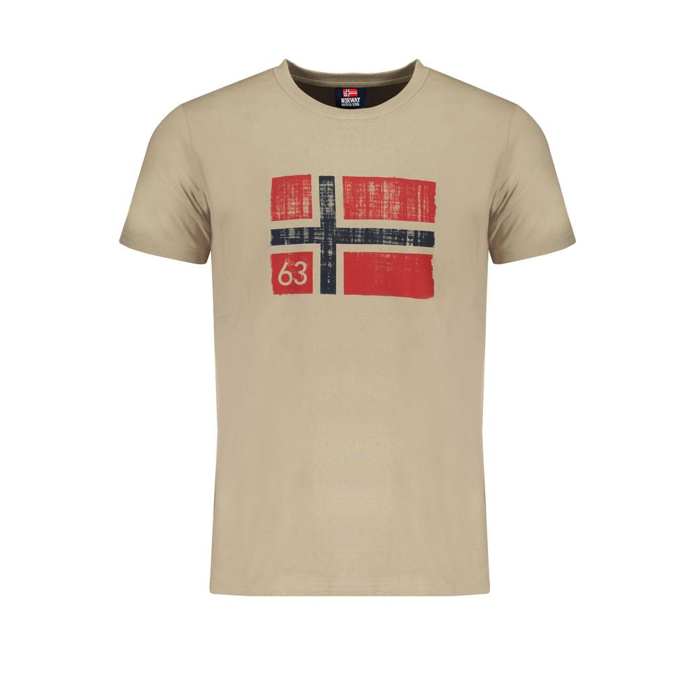 Beige Cotton T-Shirt