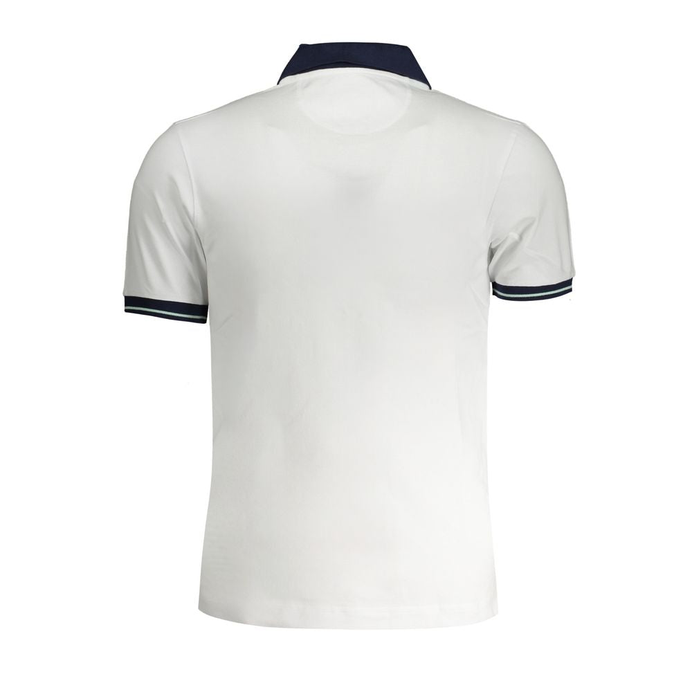 White Cotton Polo Shirt