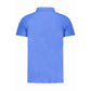 Blue Cotton Polo Shirt