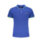 Blue Cotton Polo Shirt