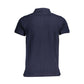 Blue Cotton Polo Shirt