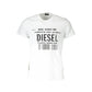 White Cotton Men T-Shirt