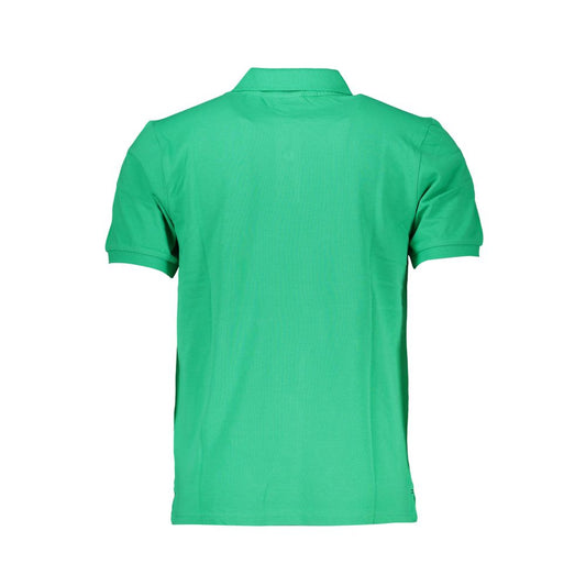 Green Cotton Polo Shirt