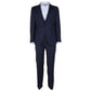 Blue Virgin Wool Men's Suit