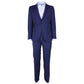 Elegant Gentlemen's Navy Blue Two-Piece Suit