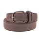 Elegant Quad of Suede Calfskin Belts