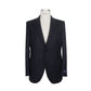 Elegant Dark Blue Italian Wool Jacket