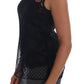 Elegant Black Lace Sleeveless Cami Blouse