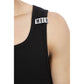 Black Cotton Men Tank Top