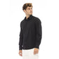 Black Cotton Men Shirt