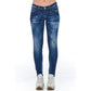 Blue Cotton Women Jean