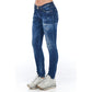 Blue Cotton Women Jean