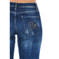 Blue Cotton Women Jean