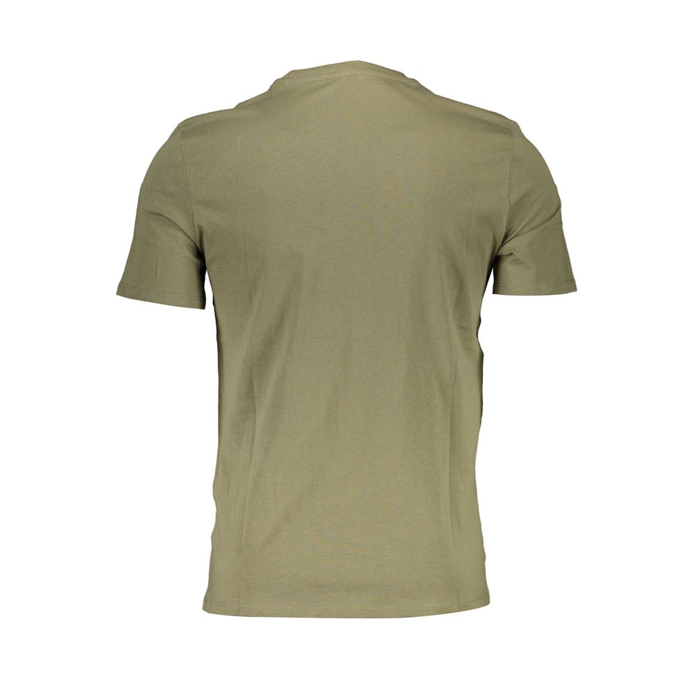 Green Cotton Men TShirt