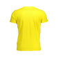 Yellow Cotton Men TShirt