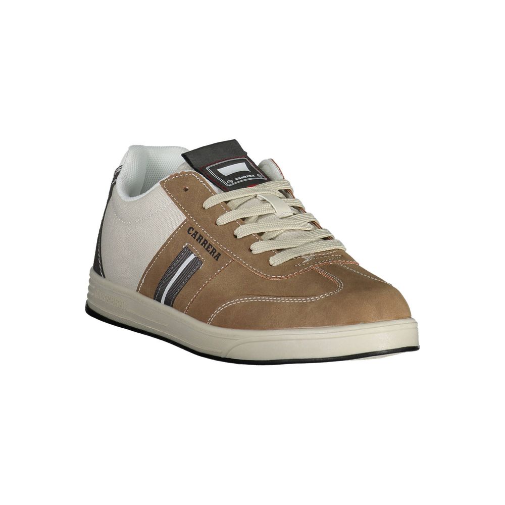 Brown ECO Leather Men Sneaker