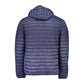 Blue Polyamide Men Jacket