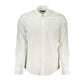 White Cotton Men Shirt