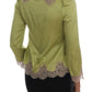 Elegant Floral Lace Silk Blouse