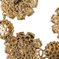 Gold FIORI BLOOMING Floral Baroque Crystals Bracelet