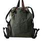 Military Green Patchwork Rucksack Backpack Bag