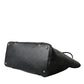 Black Leather Miss Escape Shopping Tote Women Bag