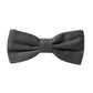 Gray Silk Patterned Adjustable Neck Men Papillon Bow Tie