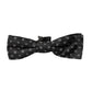 Black Silk Fantasy Adjustable Neck Men Papillon Bow Tie