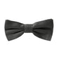 Gray Silk Patterned Adjustable Neck Men Bow Tie