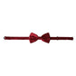 Red Satin Silk Adjustable Neck Men Bow Tie