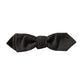 Black Silk Adjustable Neck Men Bow Tie