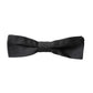 Black Silk Adjustable Neck Men Bow Tie