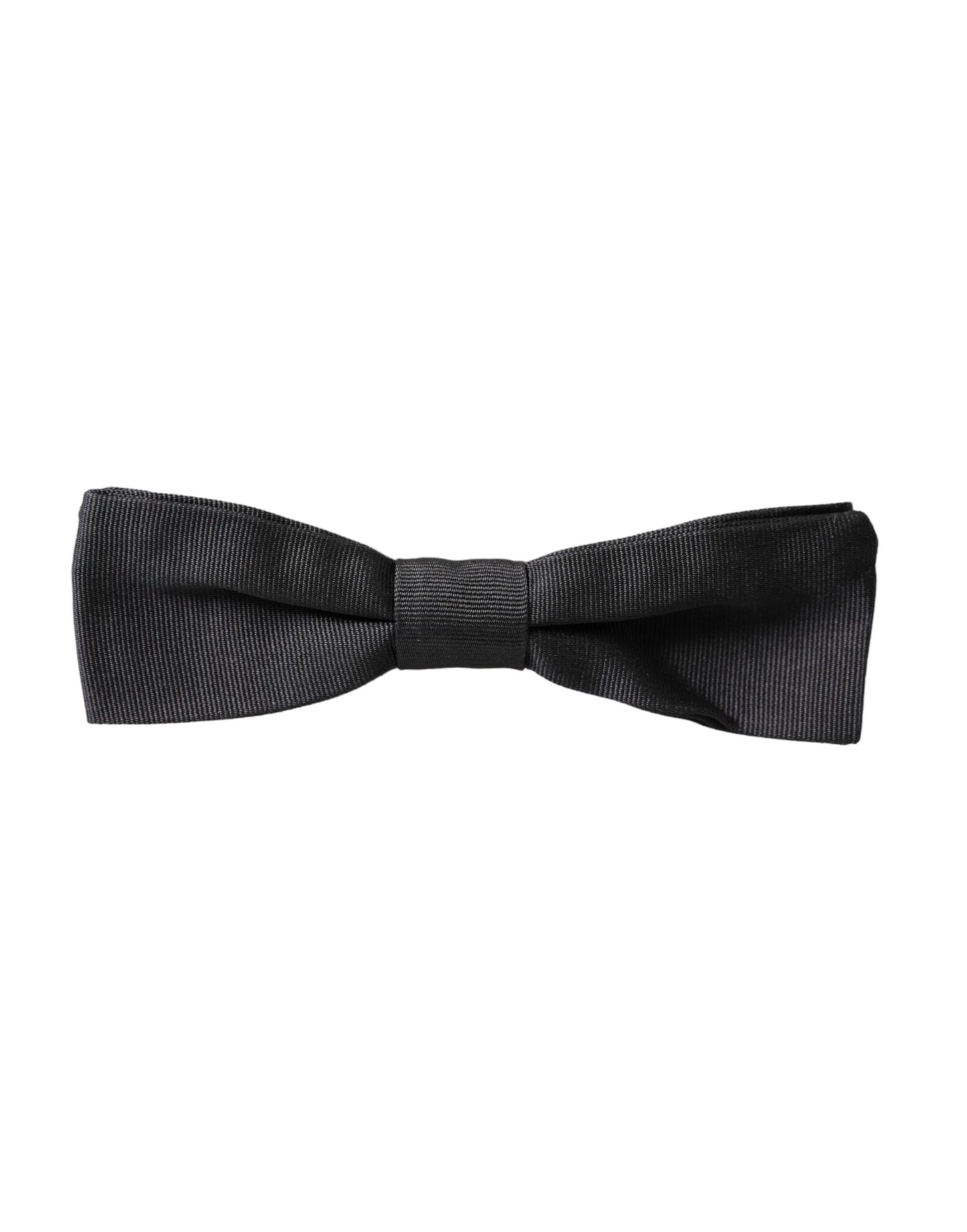 Black Silk Adjustable Neck Men Bow Tie