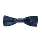 Blue Satin Silk Adjustable Neck Men Bow Tie