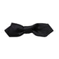 Black Satin Silk Adjustable Neck Men Bow Tie