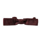 Maroon Floral Silk Adjustable Neck Men Bow Tie