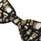 Black Silk Cocktail Adjustable Neck Men Bow Tie