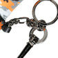 Multicolor Camouflage Animal Silhouette Keychain Keyring