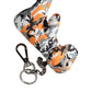 Multicolor Camouflage Animal Silhouette Keychain Keyring