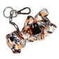 Multicolor Camouflage Animal Silhouette Keychain Keyring