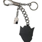 Black Prince Studs Logo Silver Brass Keychain Keyring