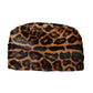 Brown Leopard Fur Women Bucket Hat