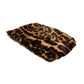 Brown Leopard Fur Women Bucket Hat