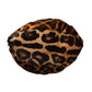 Brown Leopard Fur Women Bucket Hat